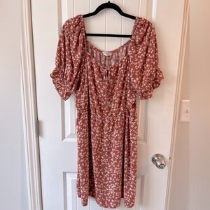 Just Found Floral Rust Dress Size 2X